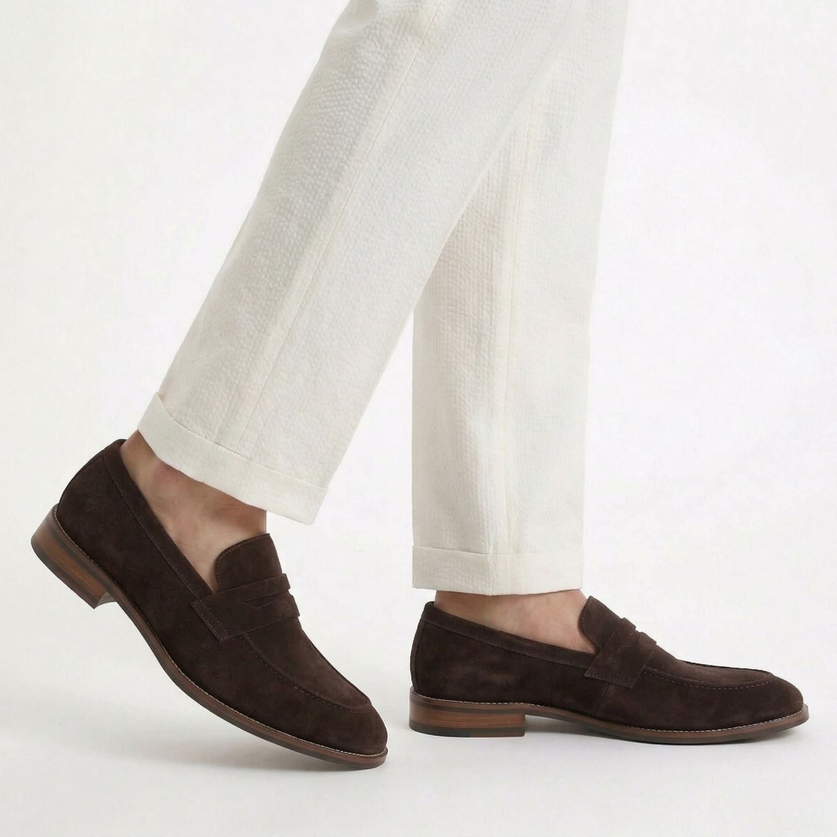Torin Suede Penny Loafers