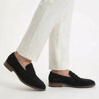 Torin Suede Penny Loafers