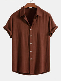 Haywood Linen Blend Short Sleeve Shirt