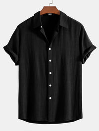 Haywood Linen Blend Short Sleeve Shirt