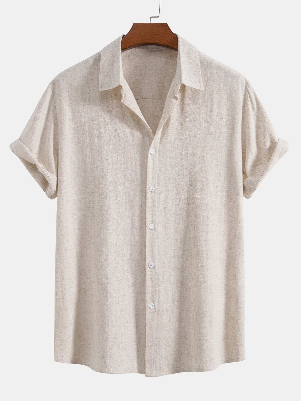 Haywood Linen Blend Short Sleeve Shirt_3