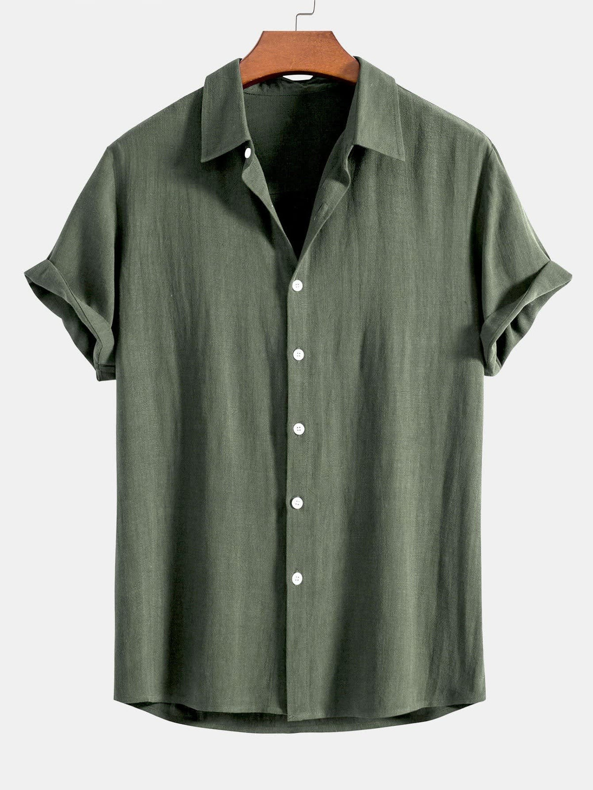 Haywood Linen Blend Short Sleeve Shirt