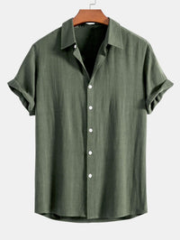 Haywood Linen Blend Short Sleeve Shirt