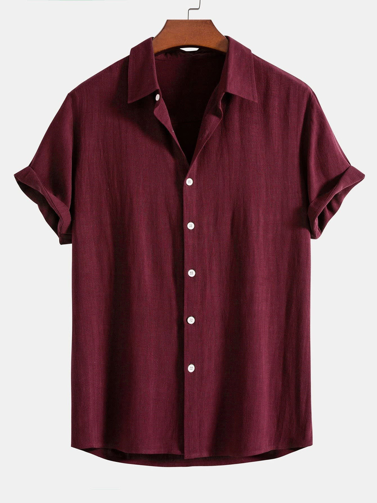 Haywood Linen Blend Short Sleeve Shirt_7
