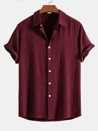 Haywood Linen Blend Short Sleeve Shirt