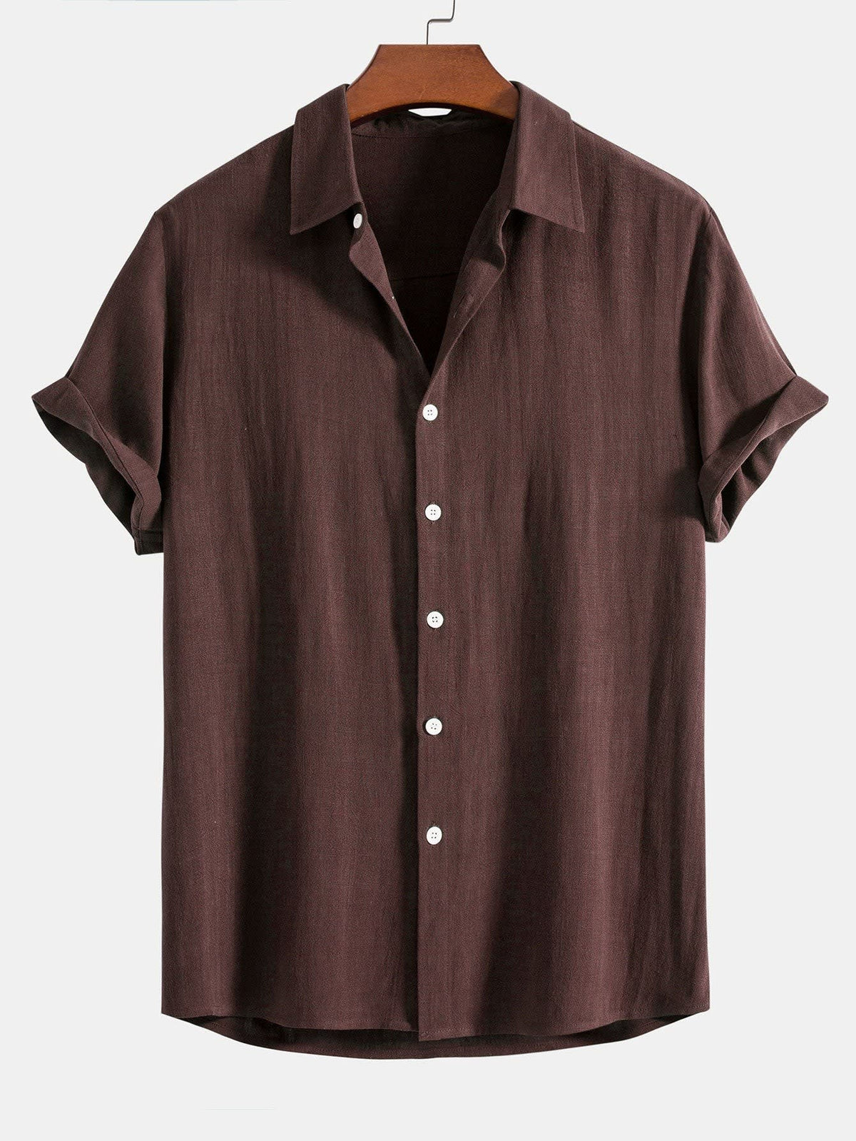Haywood Linen Blend Short Sleeve Shirt