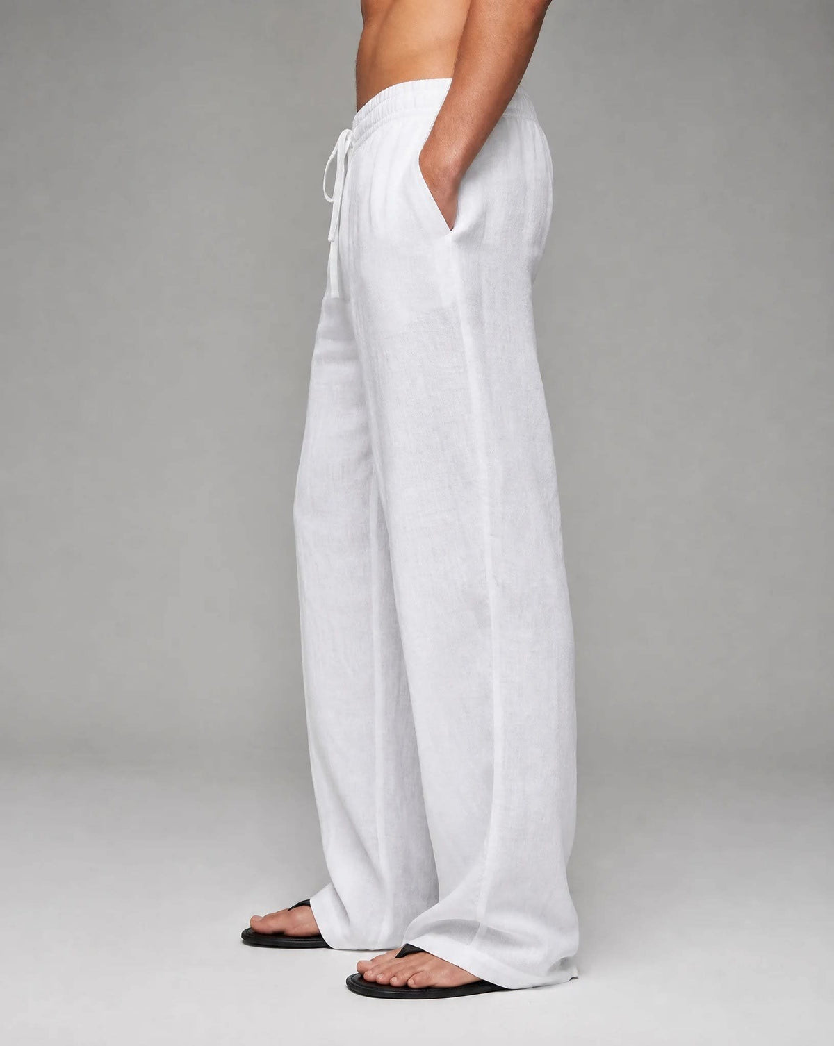 Ludovic Relaxed Fit Linen Trousers_2