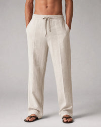 Ludovic Relaxed Fit Linen Trousers
