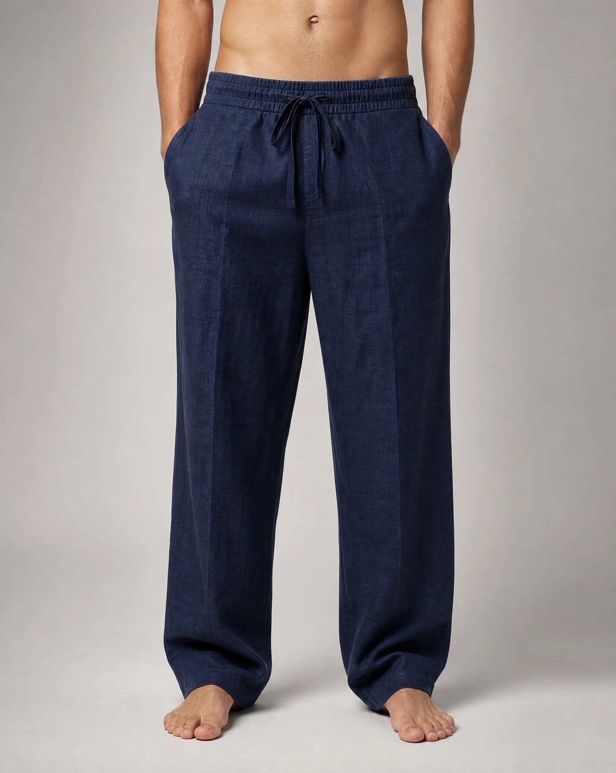 Ludovic Relaxed Fit Linen Trousers