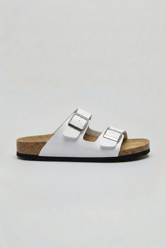 Wes Cork Footbed Double Buckle Sandals_1