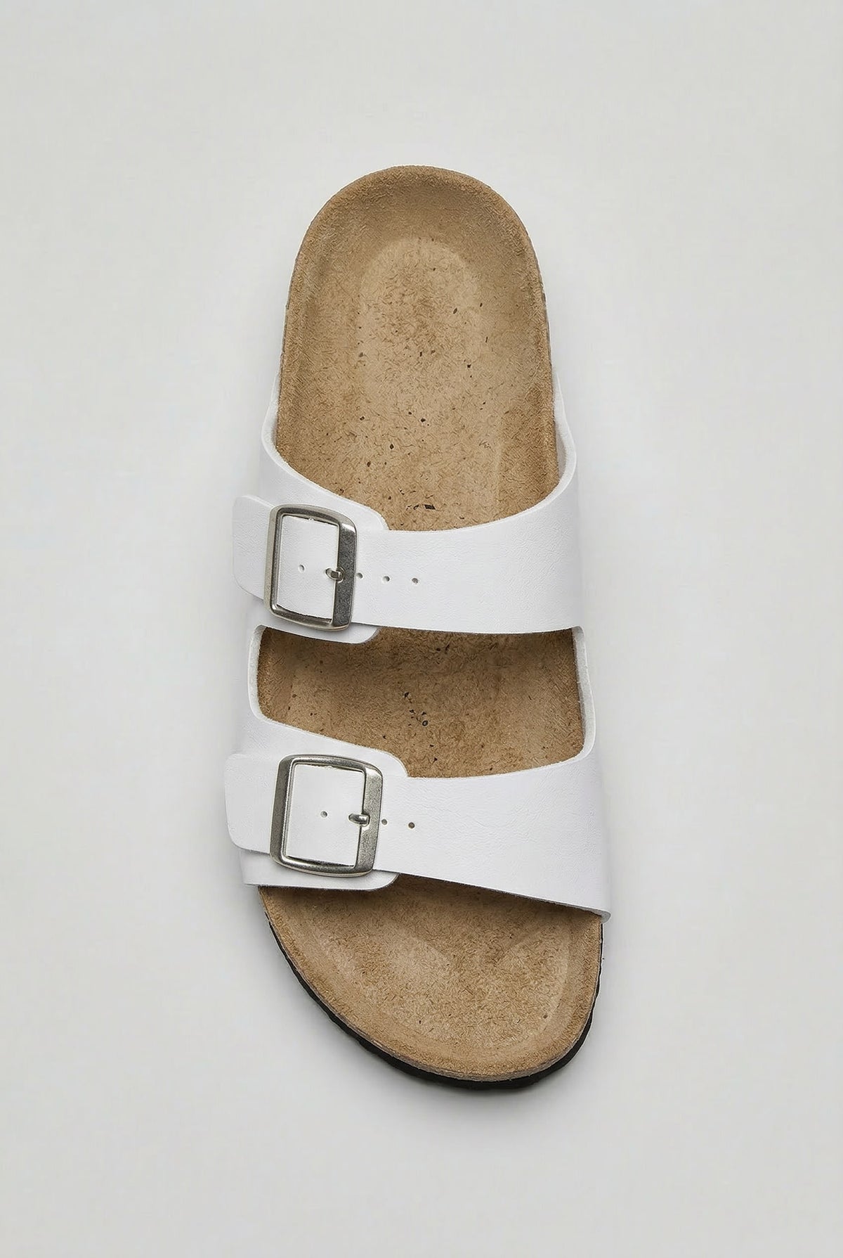 Wes Cork Footbed Double Buckle Sandals