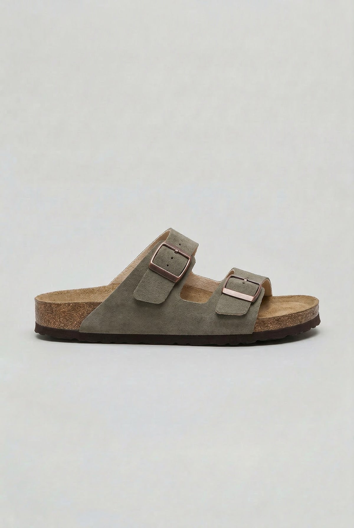 Wes Cork Footbed Double Buckle Sandals