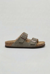Wes Cork Footbed Double Buckle Sandals