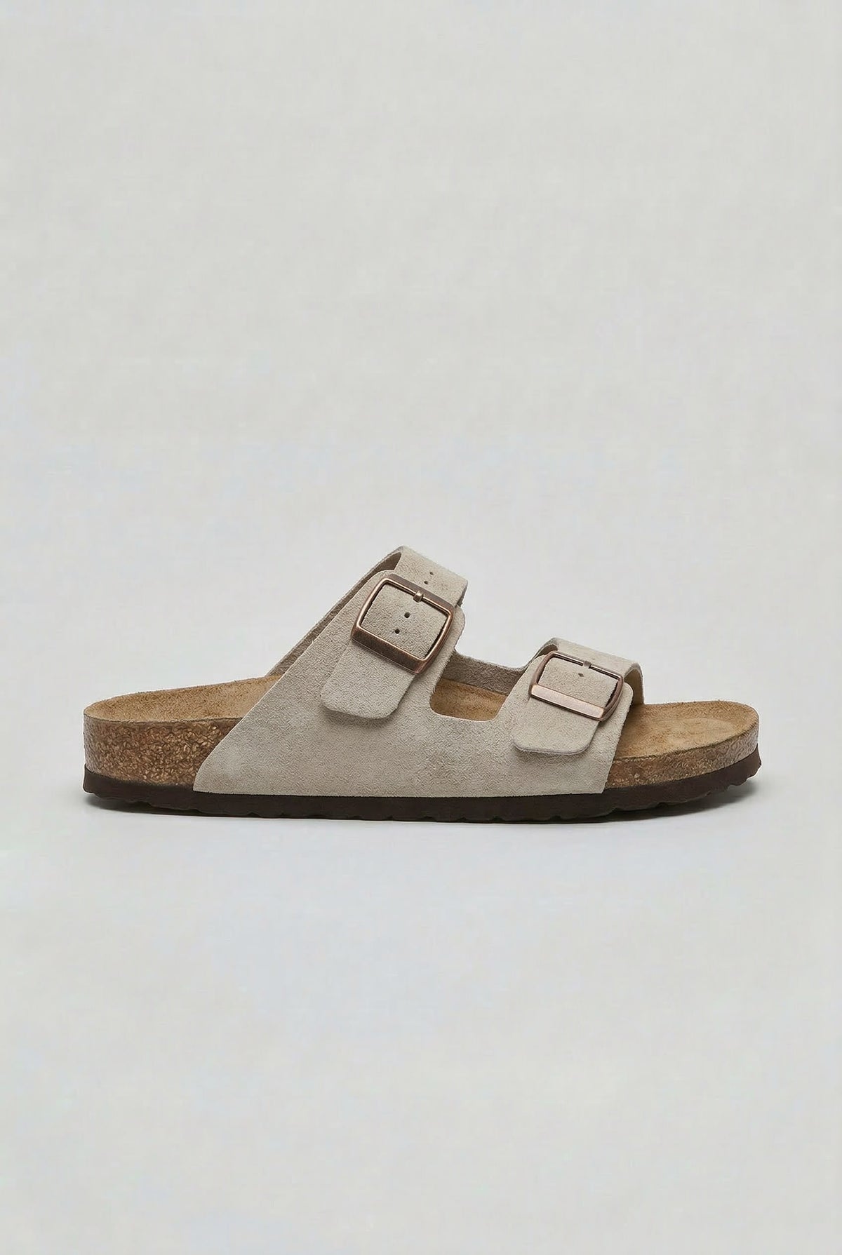 Wes Cork Footbed Double Buckle Sandals