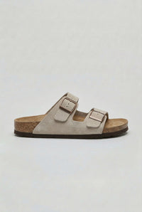 Wes Cork Footbed Double Buckle Sandals