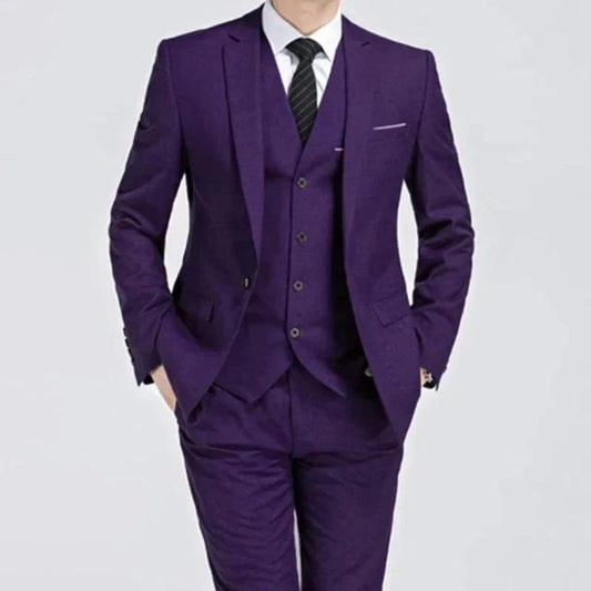 Melvin Single Button Wedding Suit_1