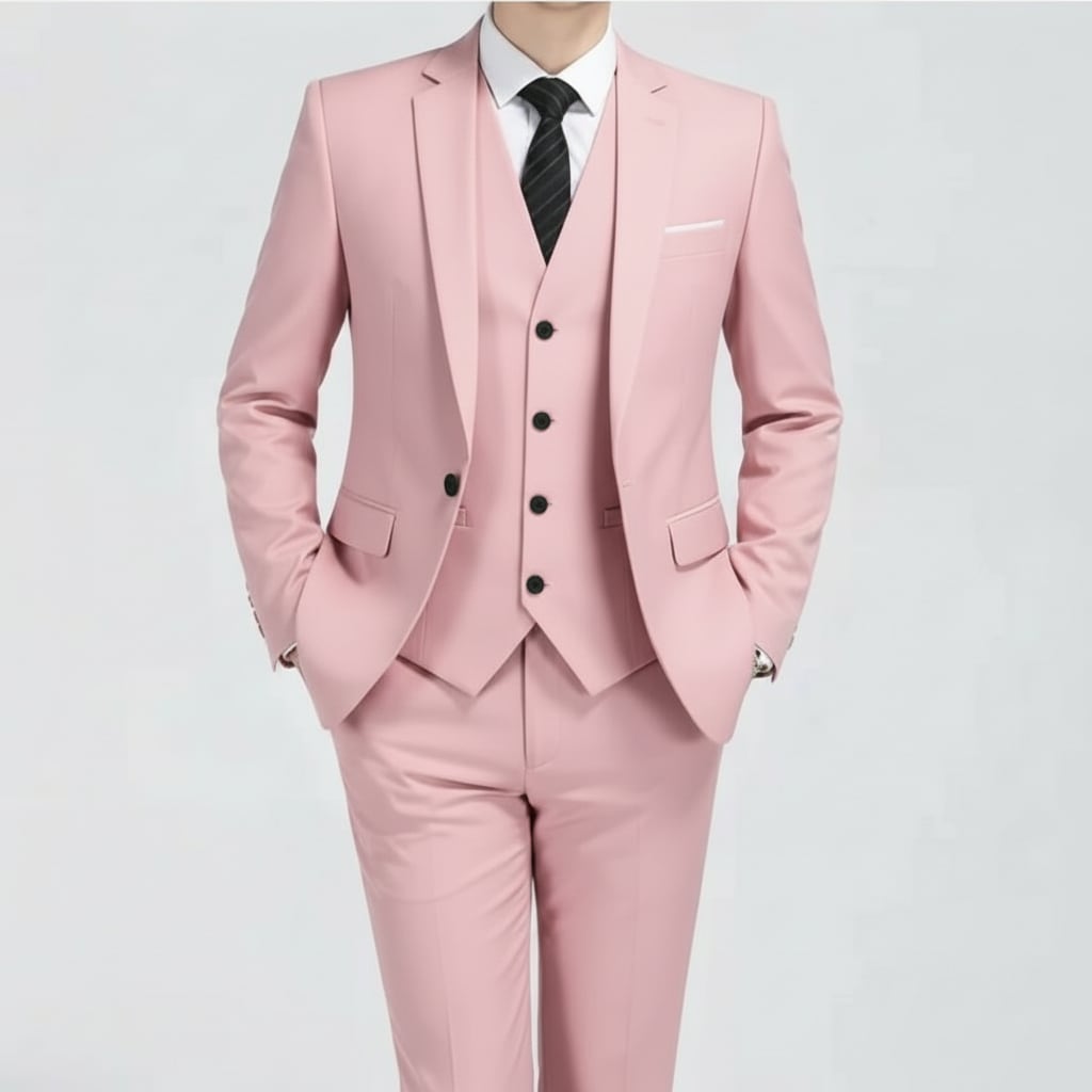 Melvin Single Button Wedding Suit