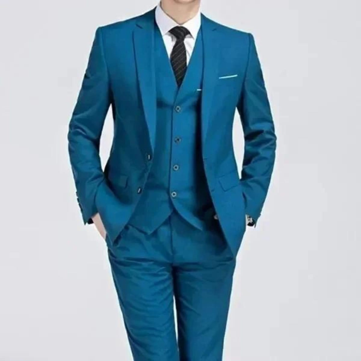 Melvin Single Button Wedding Suit_4