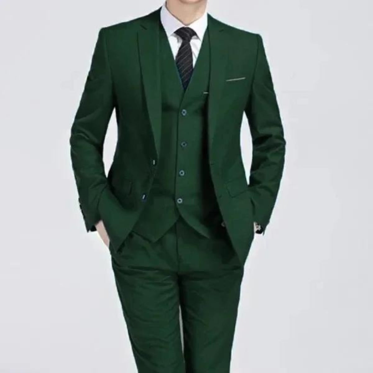 Melvin Single Button Wedding Suit_5