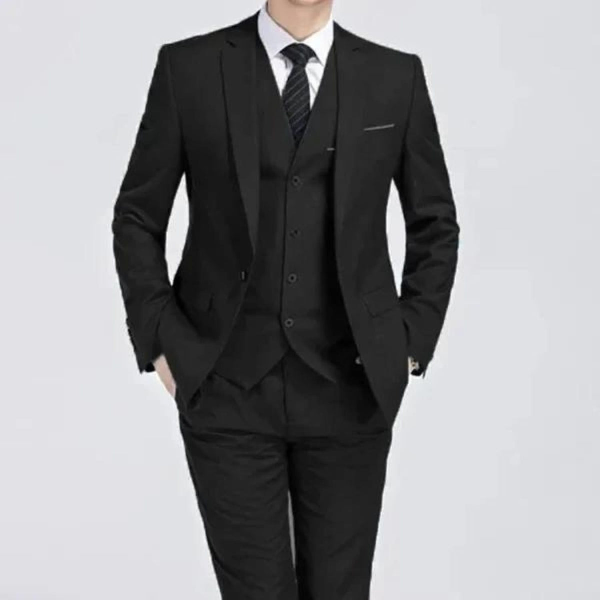 Melvin Single Button Wedding Suit_6