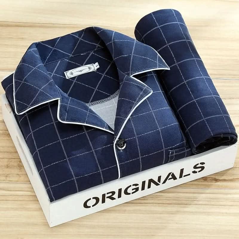 Godwin Piped Button Up Pajama Set_5