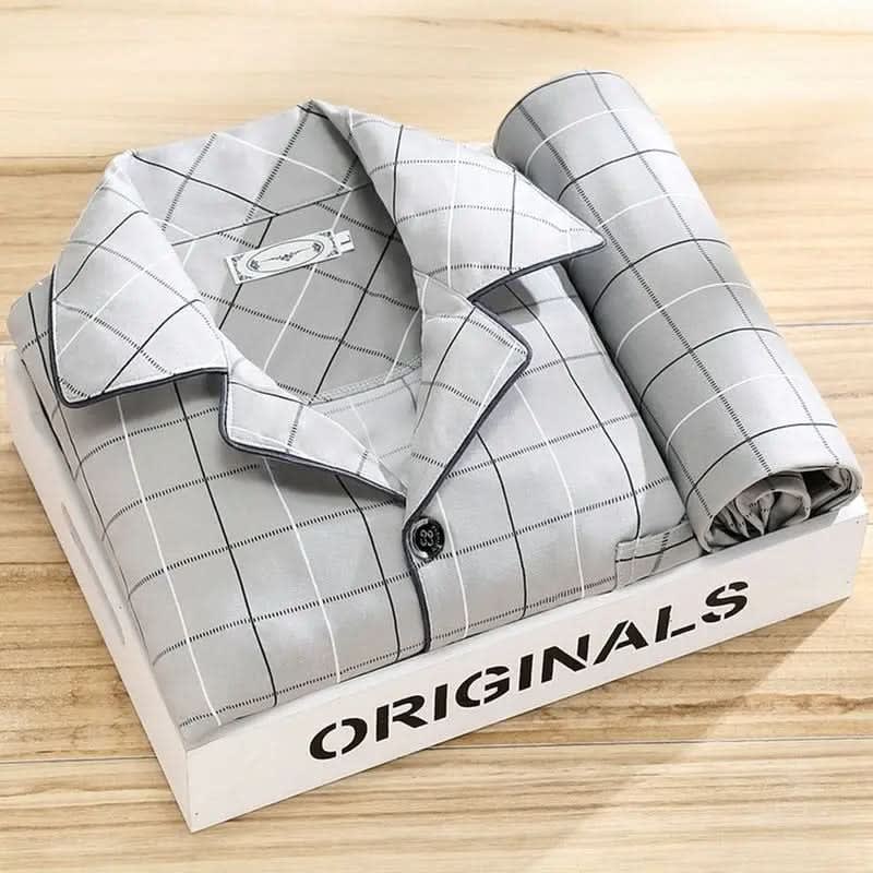 Godwin Piped Button Up Pajama Set_6
