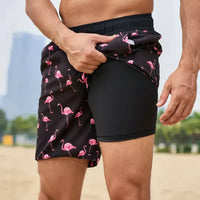 Doyle Quick Dry Print Swim Shorts