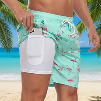 Doyle Quick Dry Print Swim Shorts