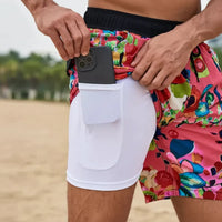 Doyle Quick Dry Print Swim Shorts