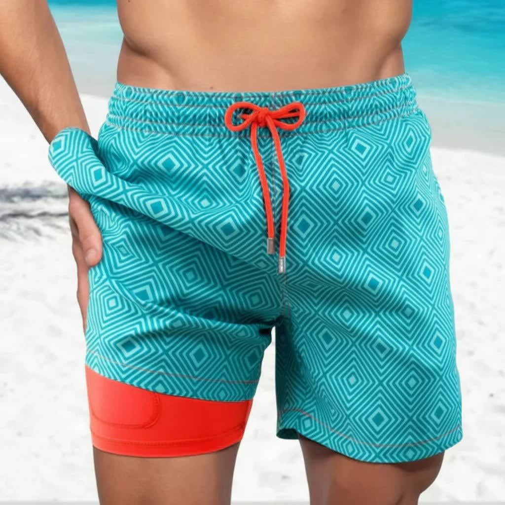 Doyle Quick Dry Print Swim Shorts