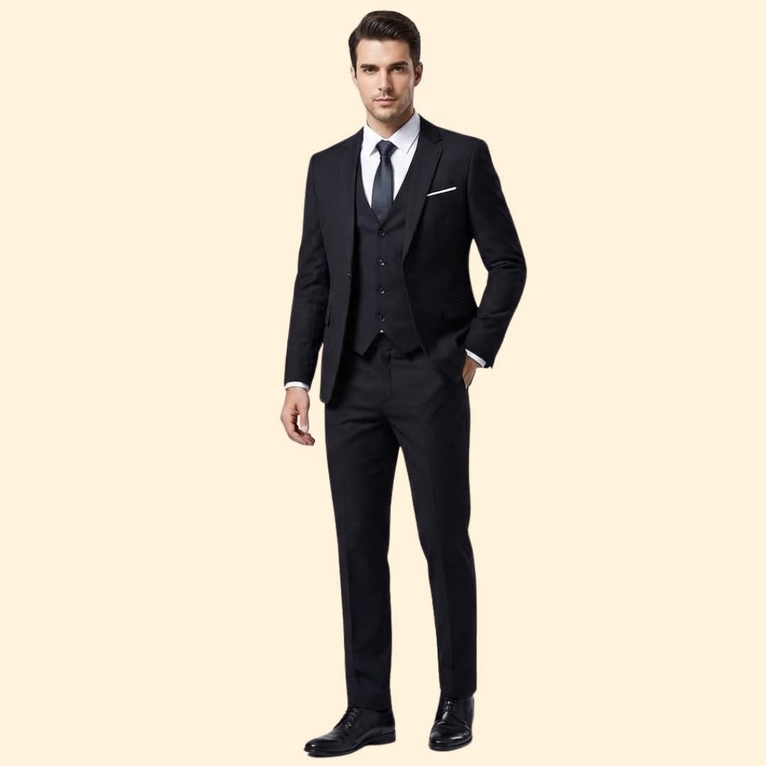 Boone Slim Fit Three Piece Suit