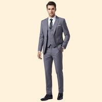 Boone Slim Fit Three Piece Suit