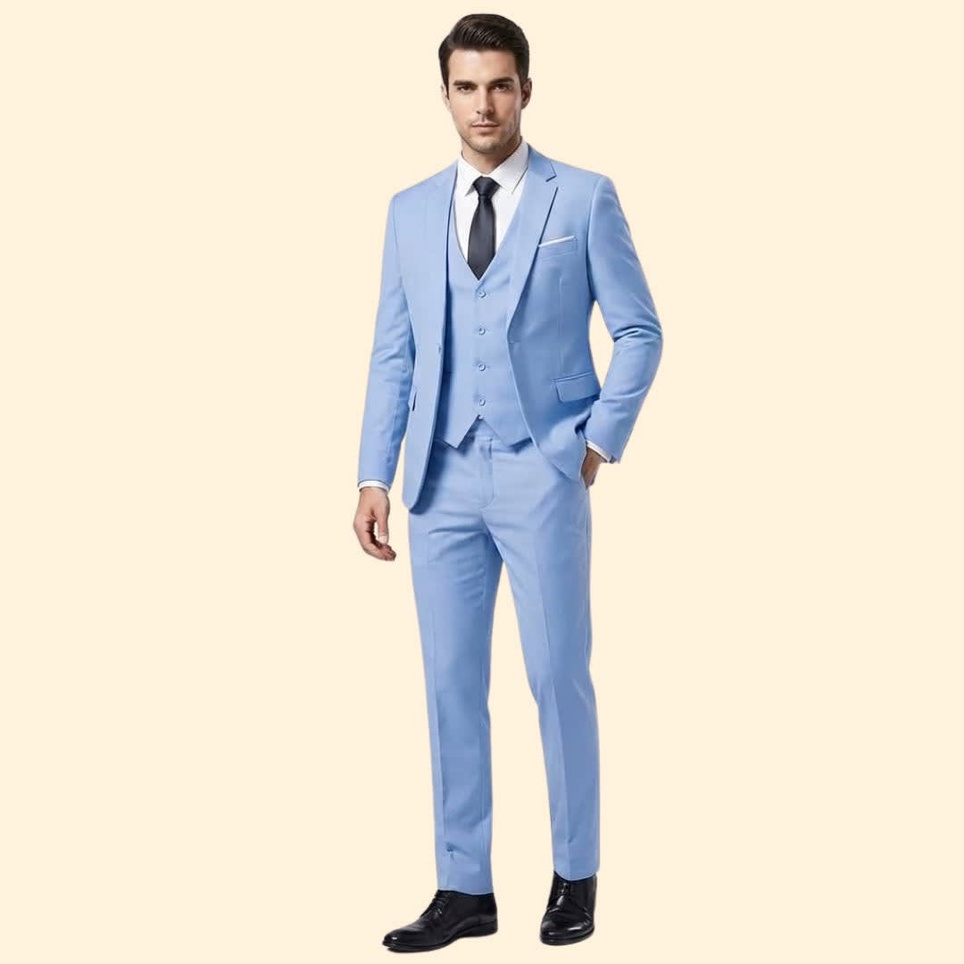 Boone Slim Fit Three Piece Suit