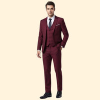 Boone Slim Fit Three Piece Suit