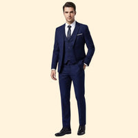Boone Slim Fit Three Piece Suit