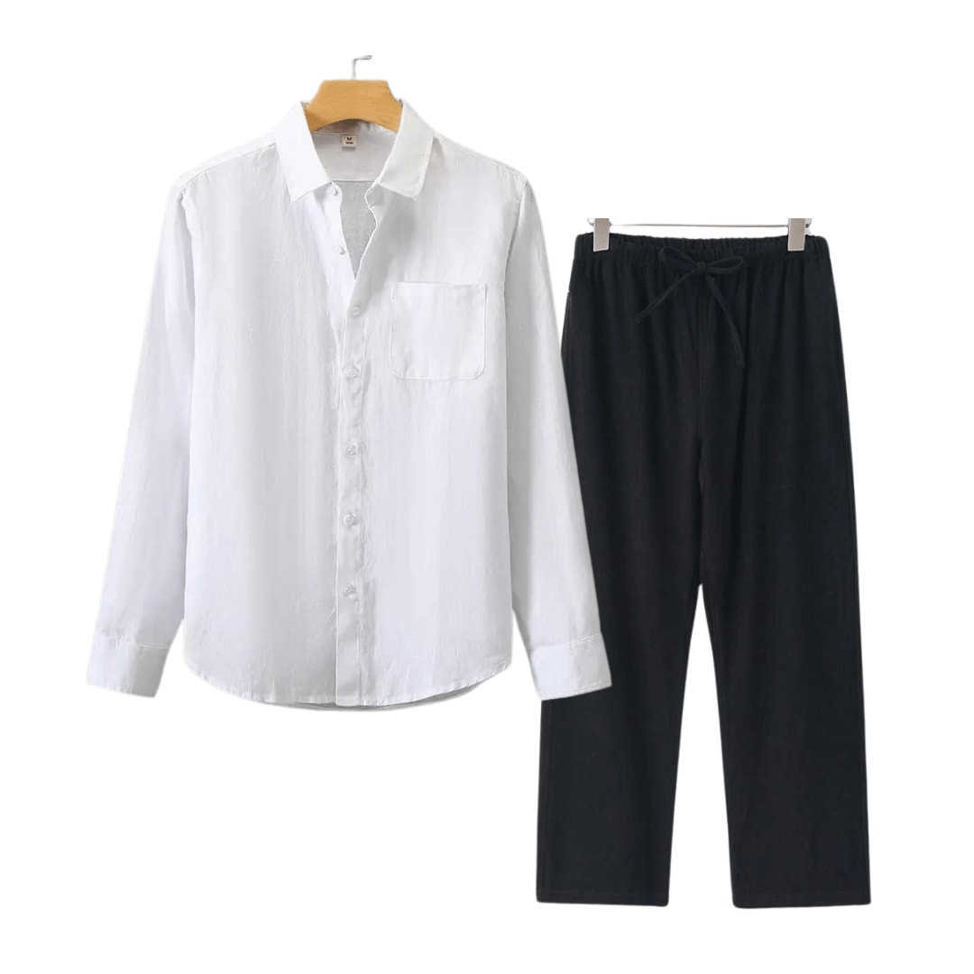 Brandt Linen Long Sleeve Two Piece Set_12