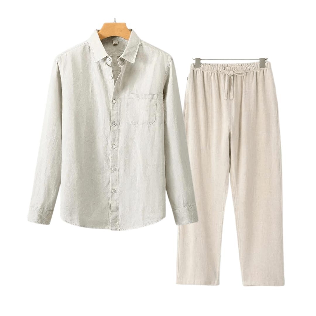 Brandt Linen Long Sleeve Two Piece Set_2