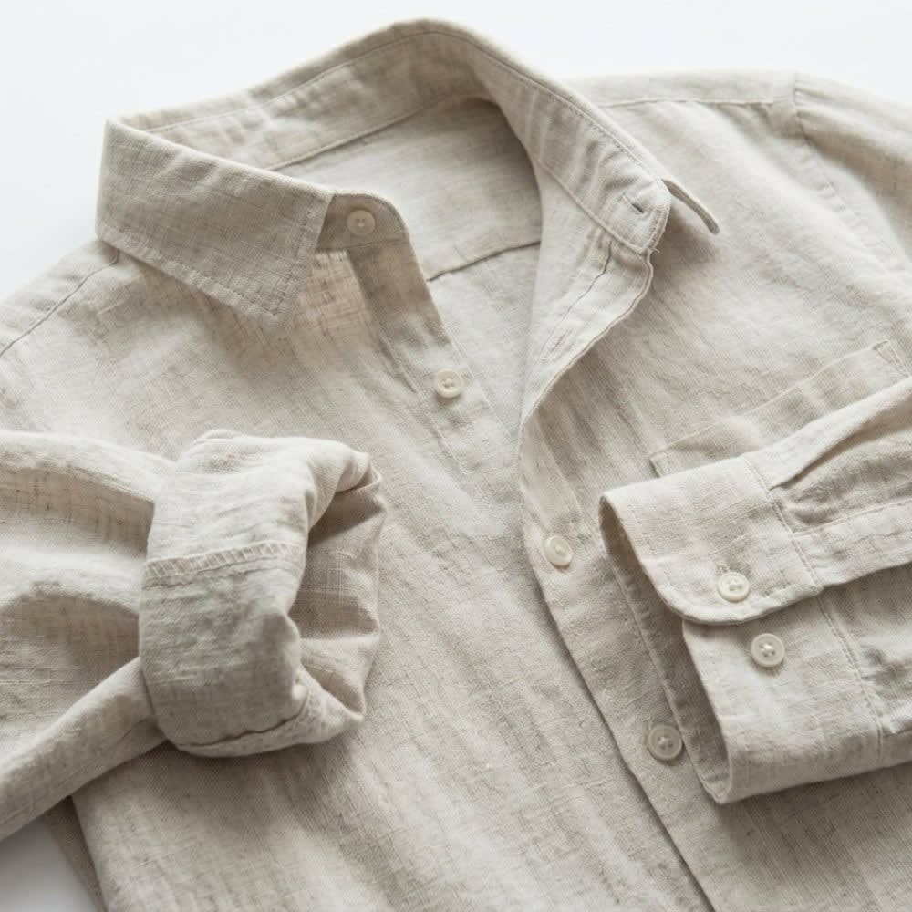 Brandt Linen Long Sleeve Two Piece Set