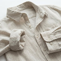 Brandt Linen Long Sleeve Two Piece Set