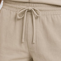 Beaumont Linen Blend Shirt and Shorts Set