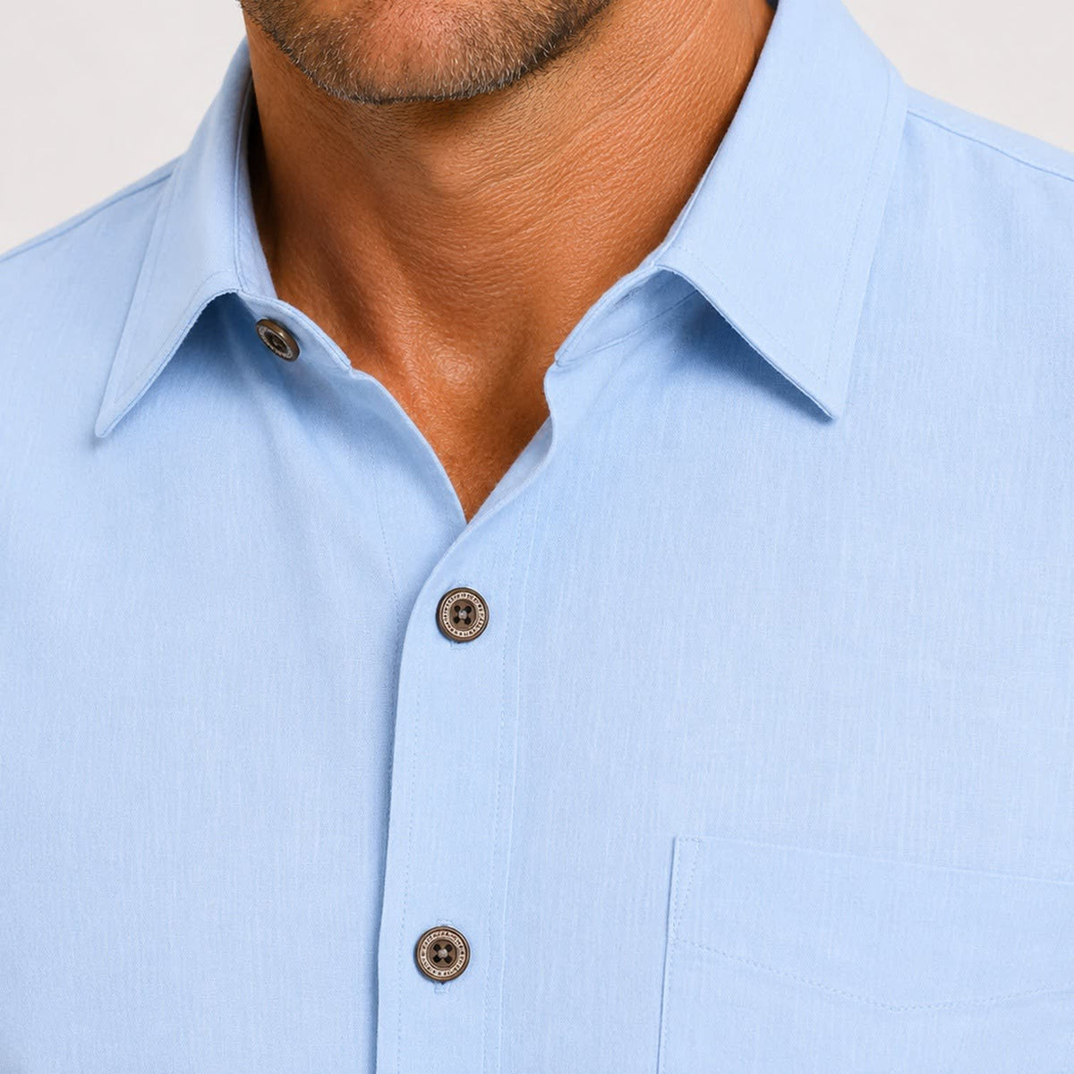 Beaumont Linen Blend Shirt and Shorts Set