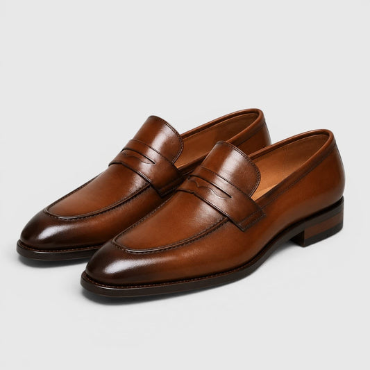 Hart Leather Penny Loafers_1