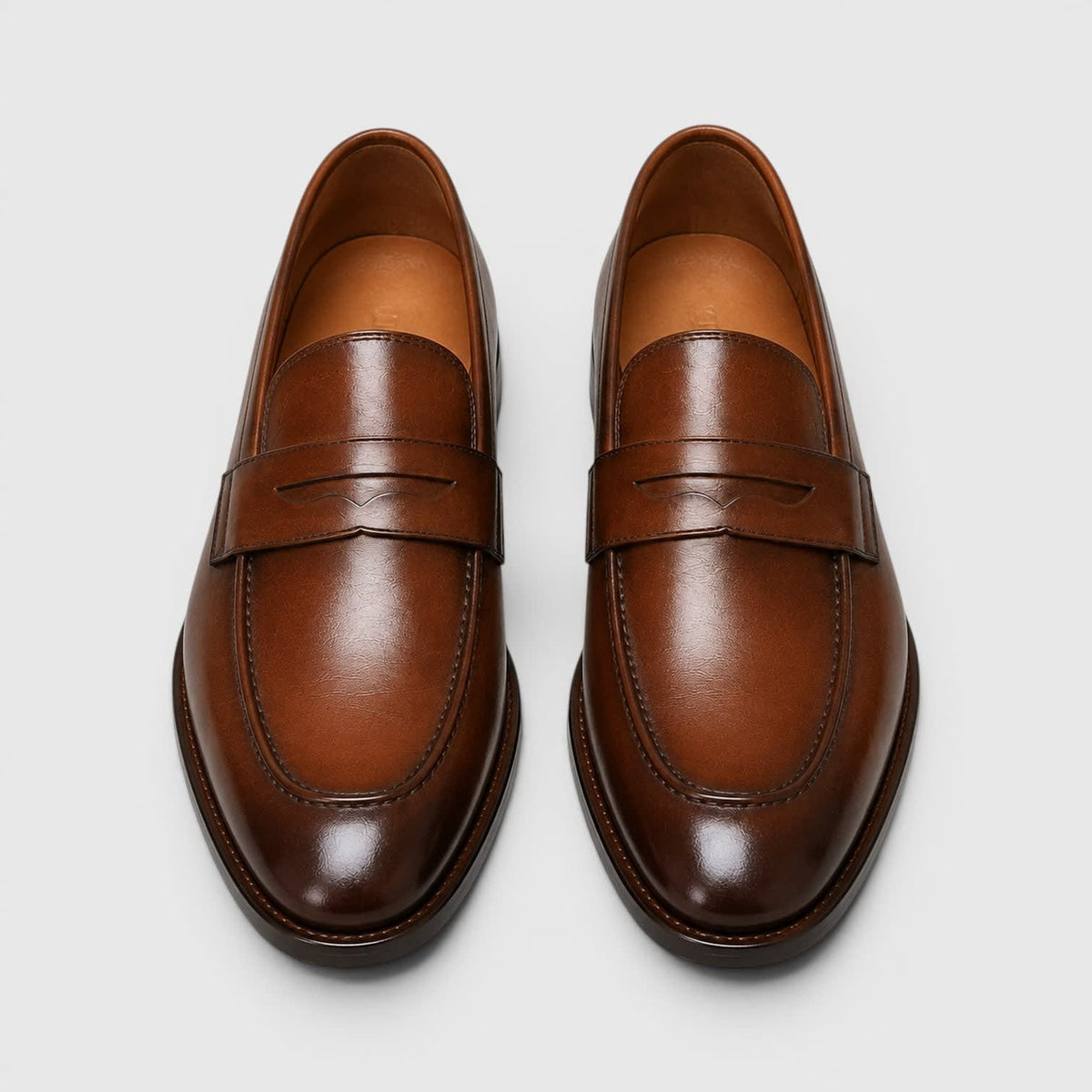 Hart Leather Penny Loafers_2