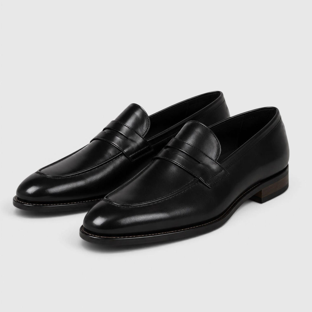 Hart Leather Penny Loafers_5