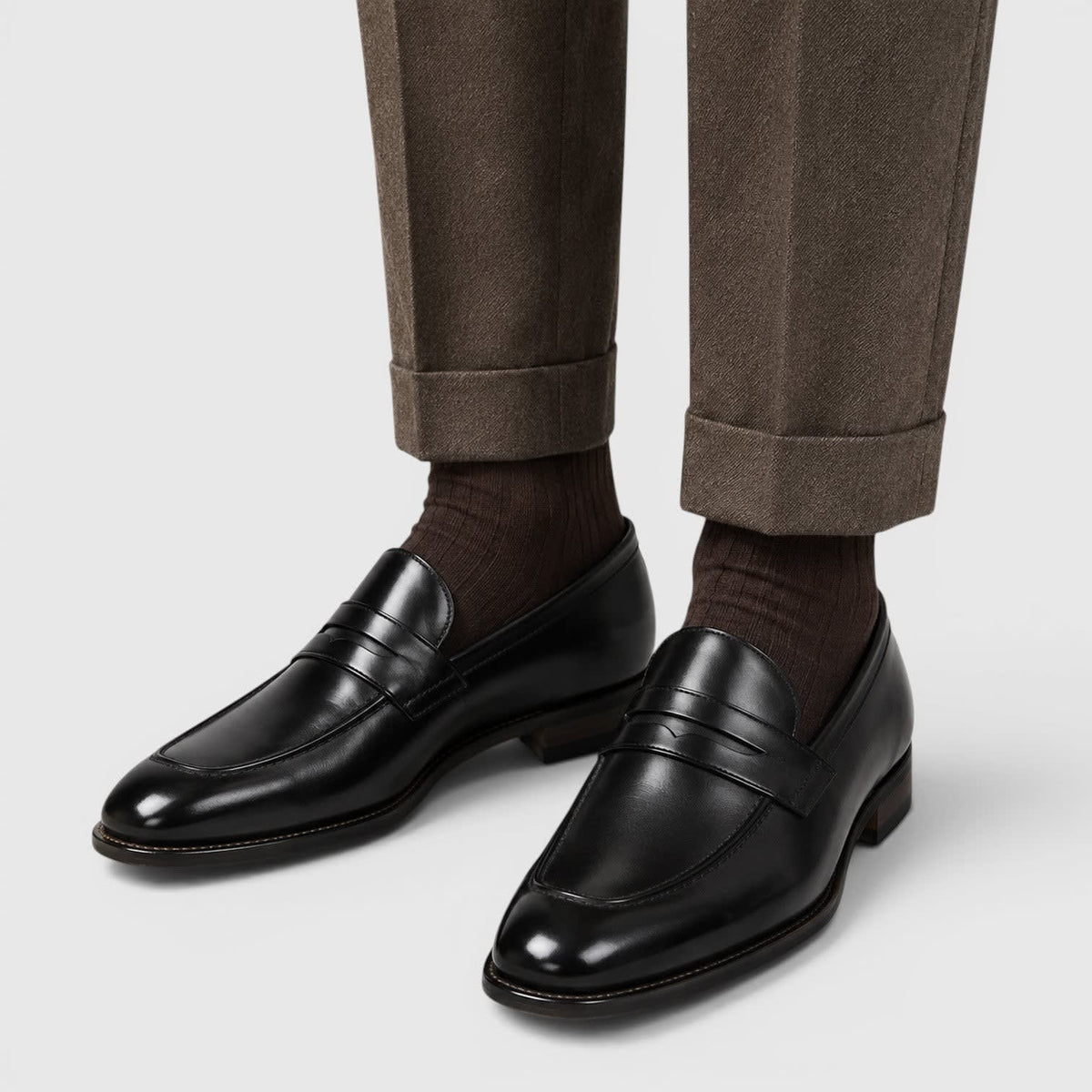 Hart Leather Penny Loafers_7