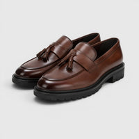 Carver Tassel Leather Loafers