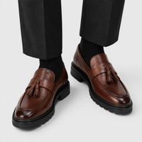 Carver Tassel Leather Loafers