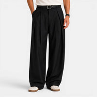 Stratton Wide Leg Pleated Trousers