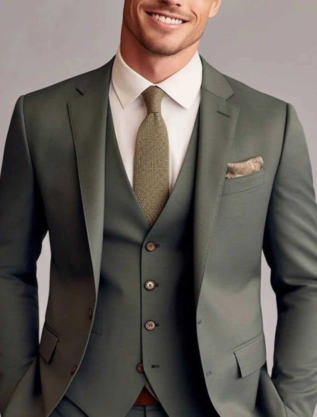 Joel Notch Lapel Three Piece Suit_3