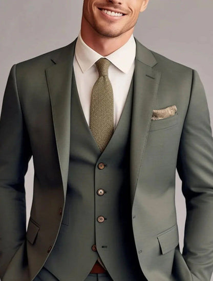 Joel Notch Lapel Three Piece Suit_3